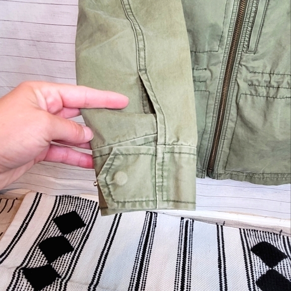 MADEWELL FLEET JACKET IN KHAKI GREEN, SZ SMALL - Picture 7 of 14